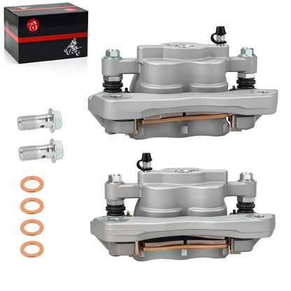 Set of 2 Front Brake Calipers with Pads for Yamaha YXZ1000R (2016–2024)