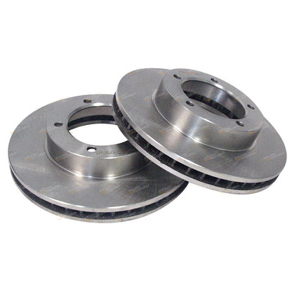 2 Front Disc Brake Rotors for Subaru XV (2012–2017)