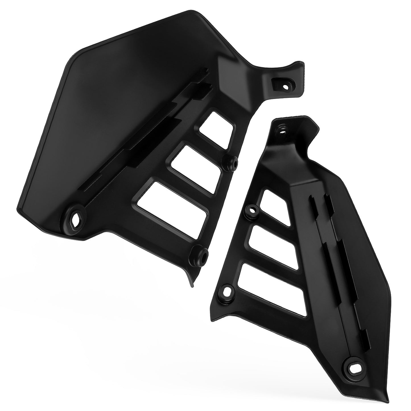 Set of 2 Black Radiator Shrouds for Honda ATC250R (1985–1986)