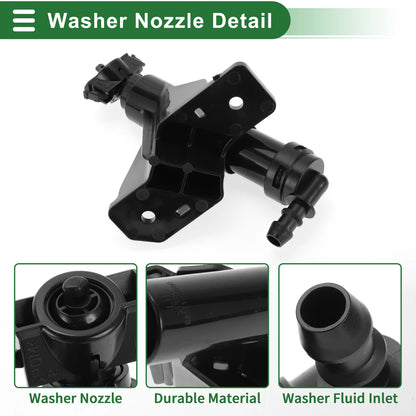 Front Driver Side Headlight Washer Nozzle for Kia Sportage (1994–2004) No. 98671C5000