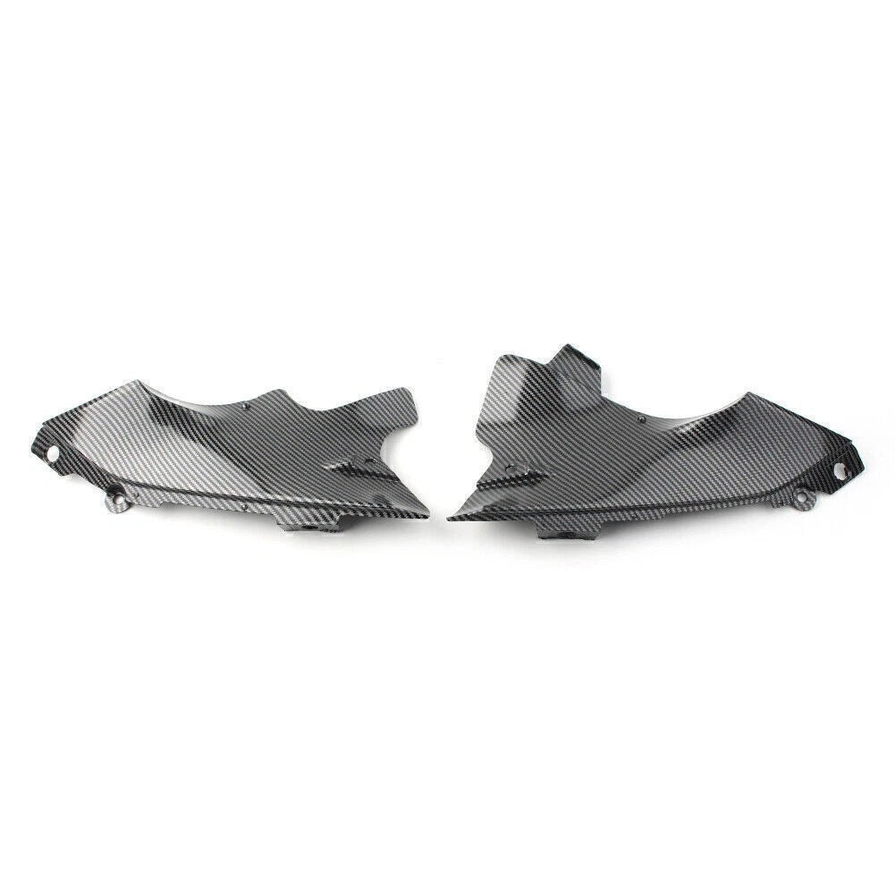 Carbon Fiber Look Front Dash Air Tube Trim Cover for Yamaha YZF-R1 (2004–2006)