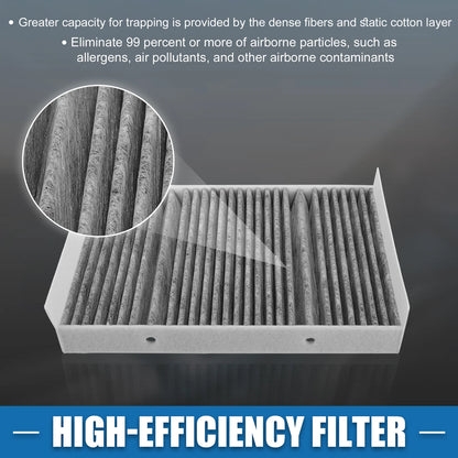 2pcs Cabin Air Filter No.2228300418 for Mercedes-Benz S450