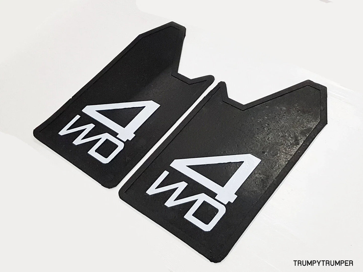 4WD 4X4 Off-Road Mud Flaps Splash Guards for Universal Car Truck Black Rubber