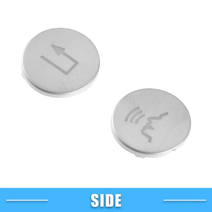 Steering Wheel Button Covers for Mercedes-Benz ABS Silver Tone 12 x Pieces