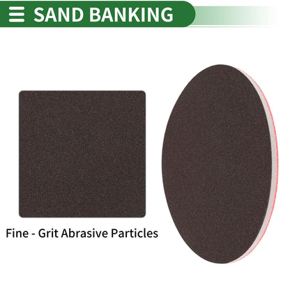 Set of 12 P180 Sanding Sponge Pads for Automotive Finishing (Washable, Reusable)