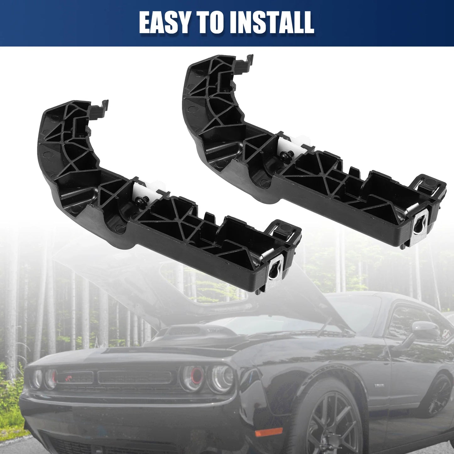 Bumper Brackets for Dodge Challenger (2015-2023) - 2 x Front Left & Right