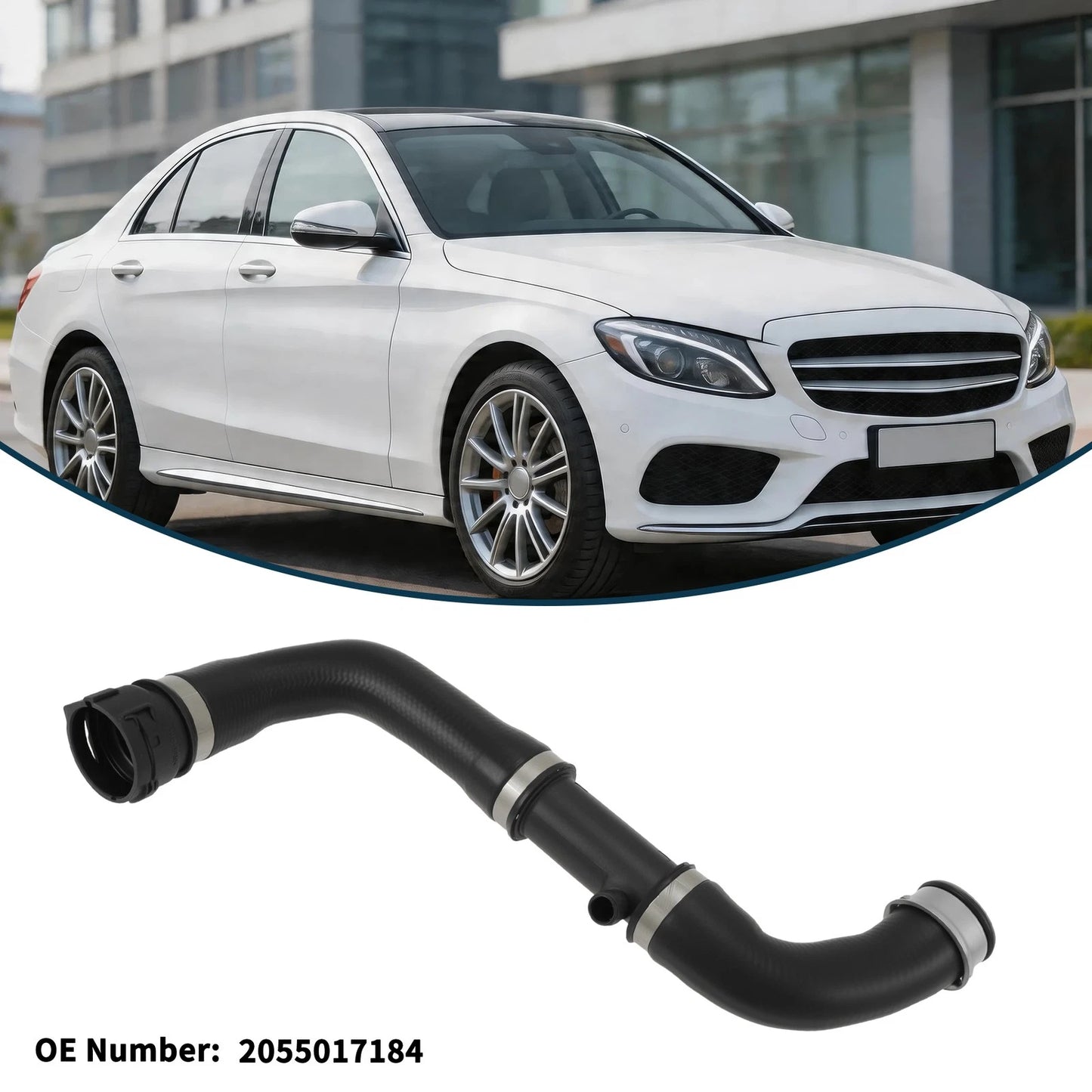 Radiator Hose for Mercedes-Benz C400 (2015) No. 2055017184 Coolant Hose