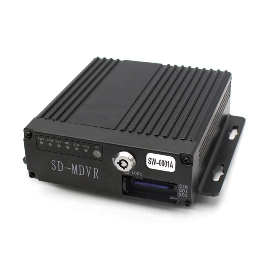 4CH Car DVR Video Recorder + 7" Monitor + 4 Night Vision Cameras for Truck Van Bus