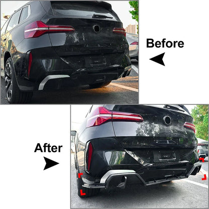 Rear Bumper Diffuser Lip Side Corner Covers for BMW X3 G45 M Sport (2024+)