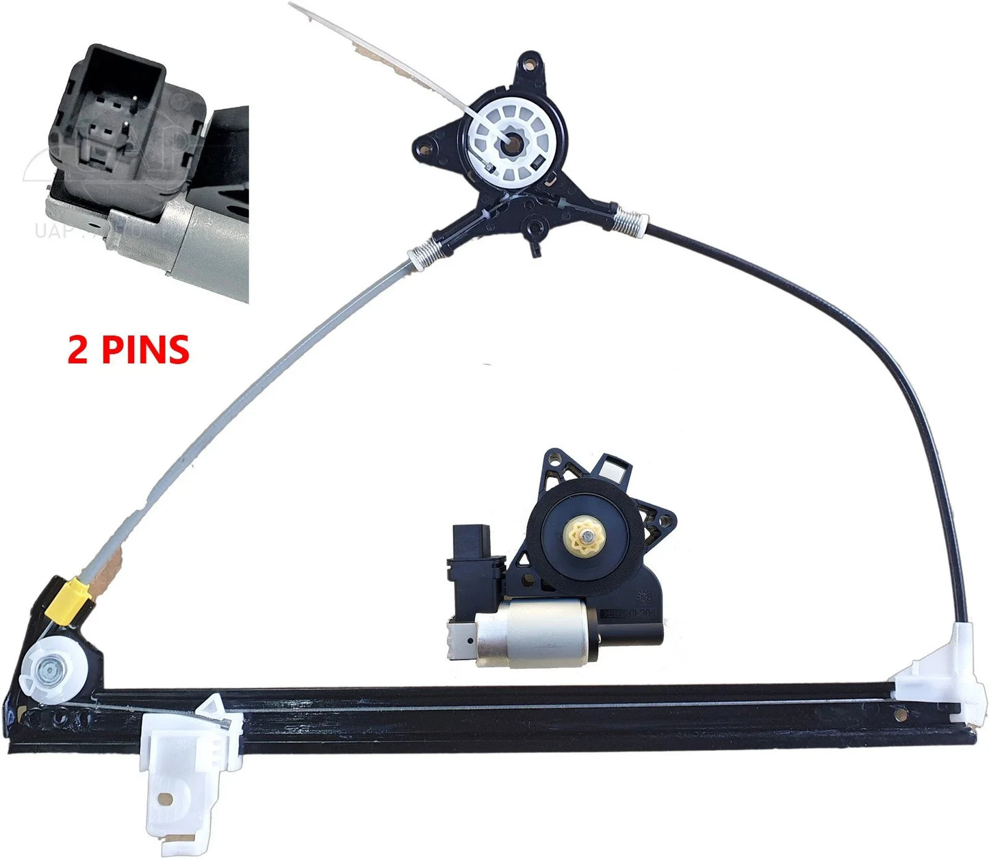 Rear Right Window Regulator With Motor 2 Pins for Mazda 3 BK (2003–2009)