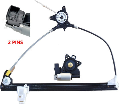 Rear Right Window Regulator With Motor 2 Pins for Mazda 3 BK (2003–2009)