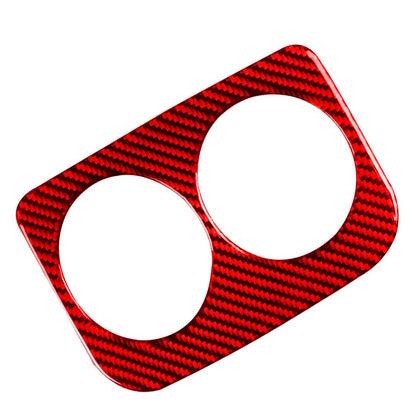 Red Rear Water Cup Holder Panel Cover Trim for Subaru WRX STI (2015–2021)