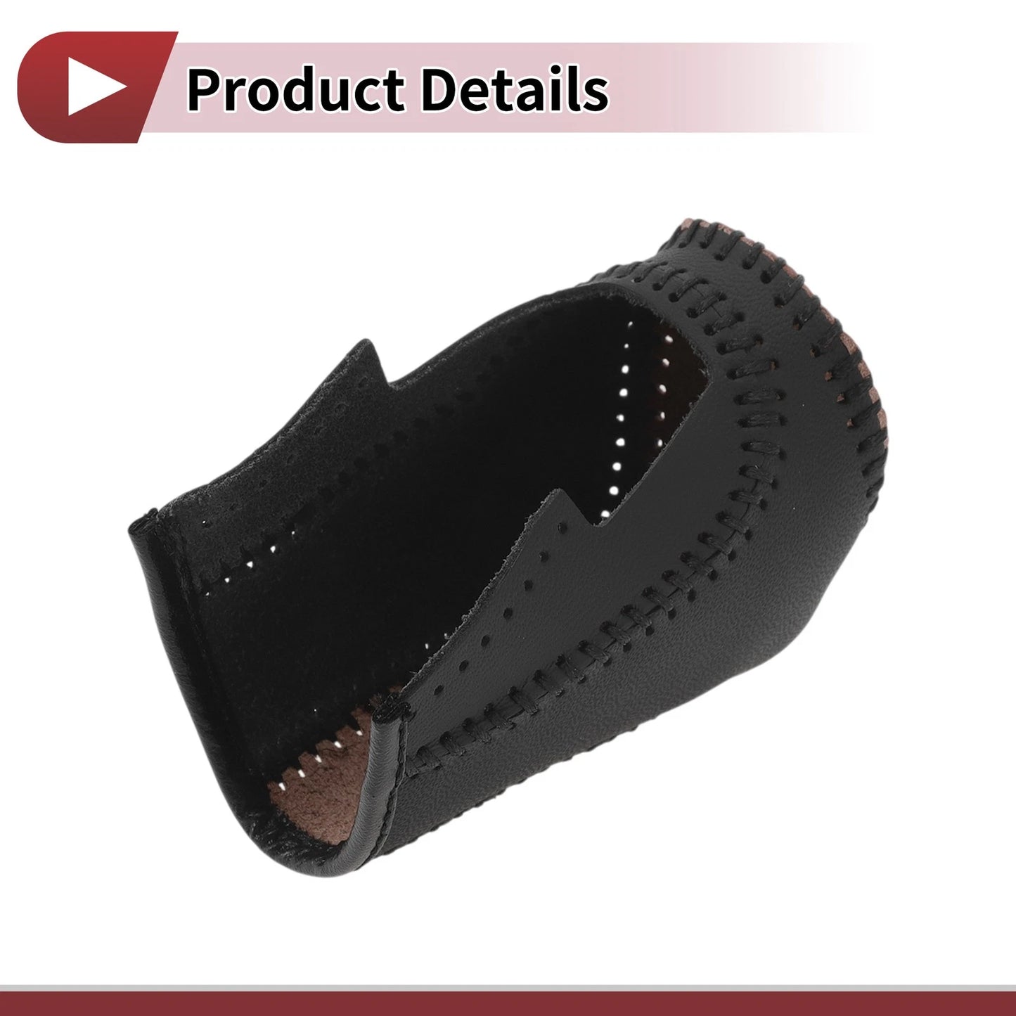 1 Pc Gear Shift Knob Cover for Honda Inspire (2023) Brown Faux Leather