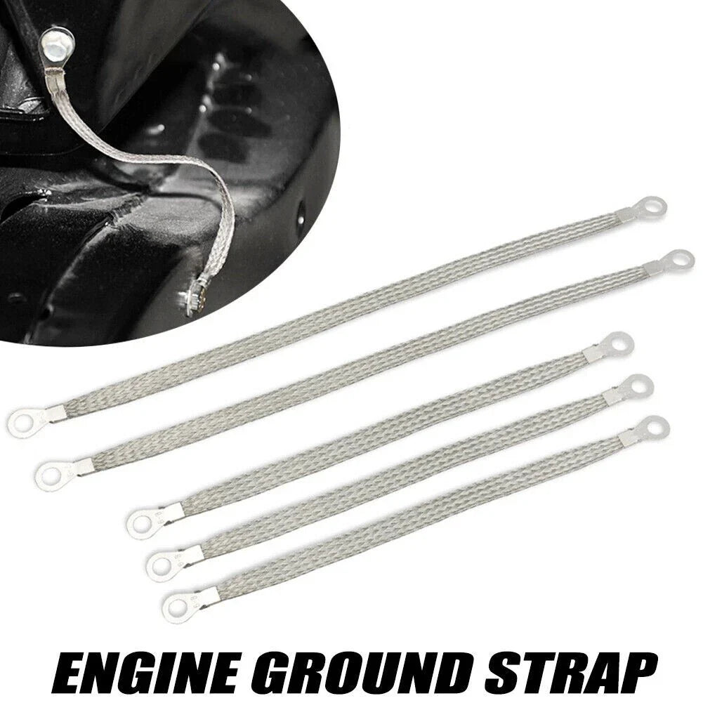 5Pc Heavy Duty Engine Grounding Straps for Trucks and Cars