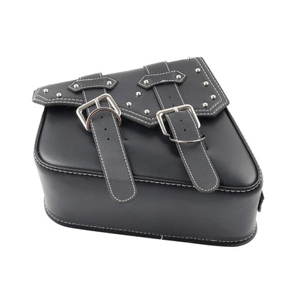 Universal Motorcycle Saddle Bag Luggage Tool Bag Left Side Black