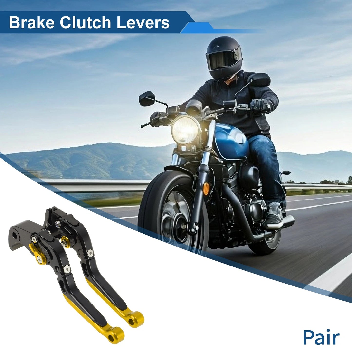 Brake Clutch Levers for Kawasaki Ninja ZX6R 636 (2000–2004)