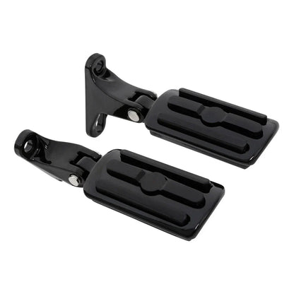 Black Rear Passenger Footpegs for Harley Street Glide (1993-2025)