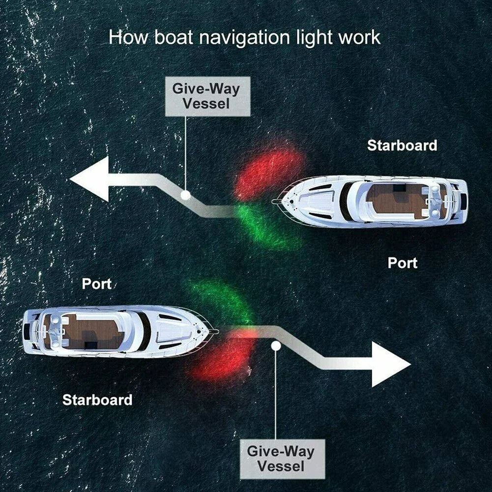 Boat Lights LED Navigation Red Bow Green and Green Lights
