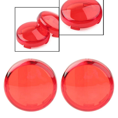 Smoke Turn Signal Lens Covers for Harley Touring Softail Dyna