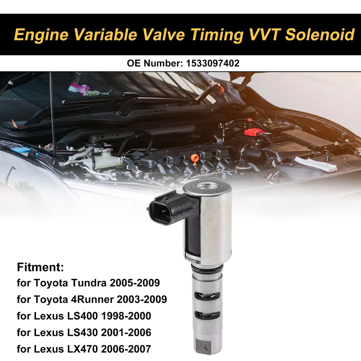 VVT Solenoid for Toyota Tundra (2005–2009) 15330-97402