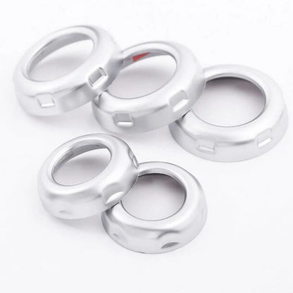 5 x Plating Dash Knob Rings for Land Rover Discovery (2010-2016)