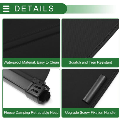 Trunk Retractable Cargo Cover for Honda Prologue 2024-2025 Gloss Black