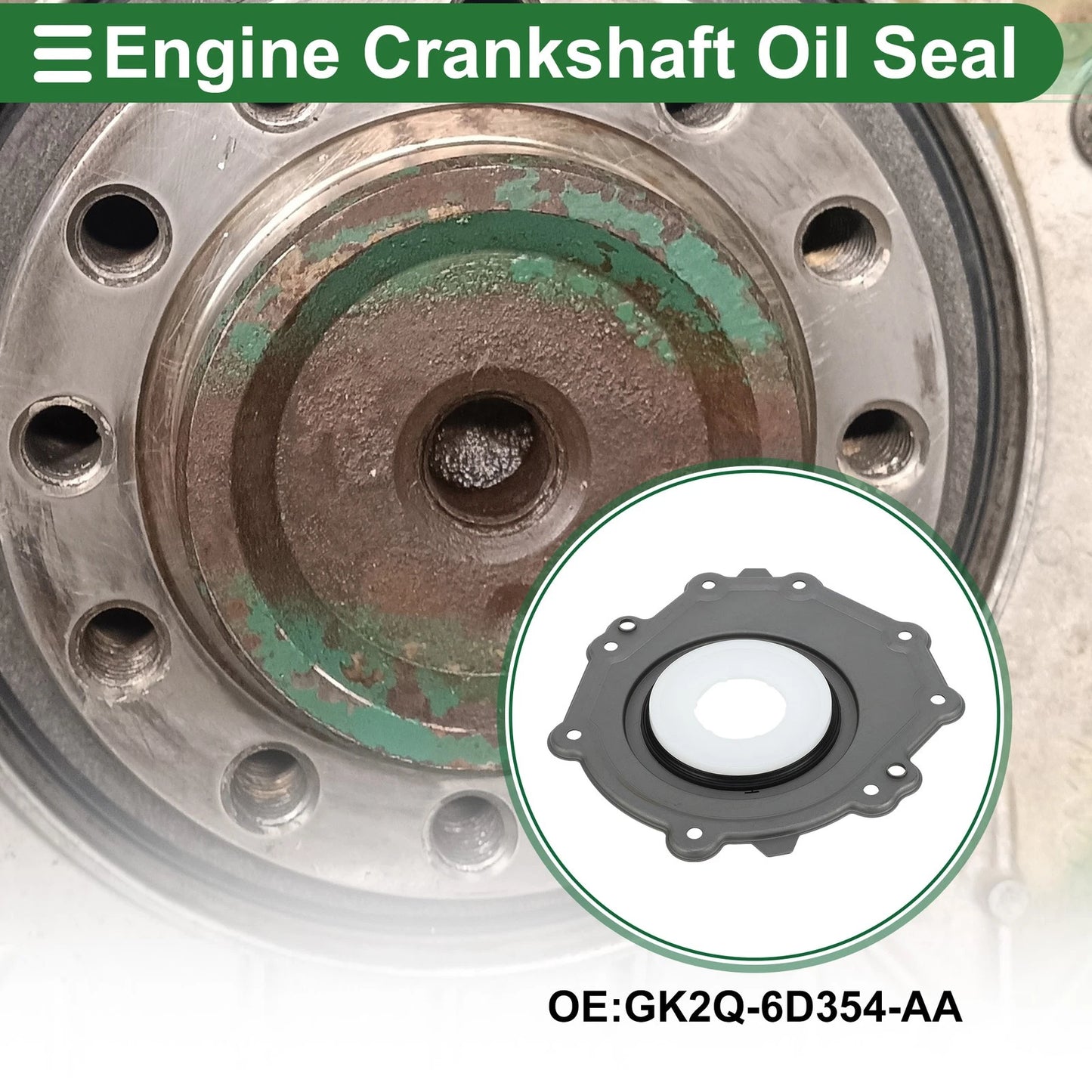 Rear Crankshaft Oil Seal with Flange for Ford Transit (2015–2023) GK2Q-6D354-AA