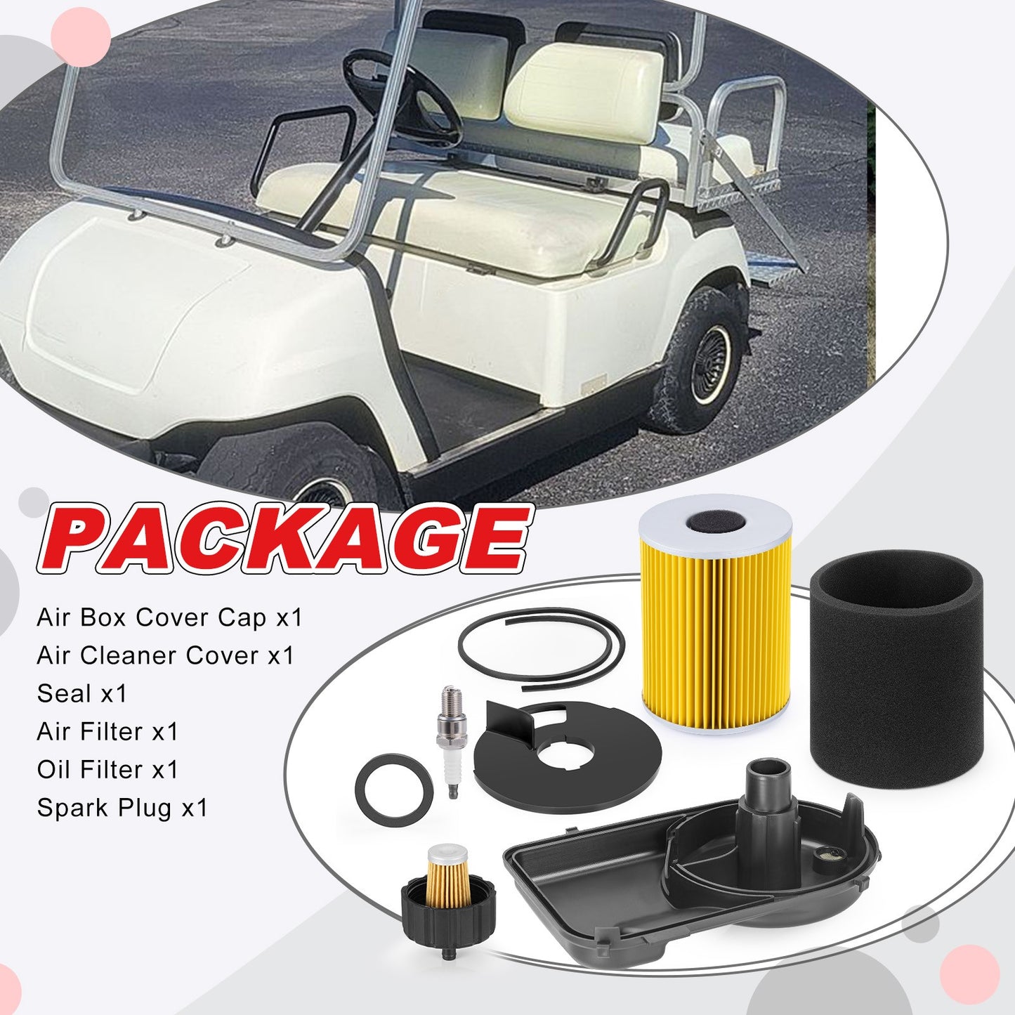 Tune Up Kit for Yamaha Golf Cart G2 G8 G9 G11 (Year Range Not Specified)