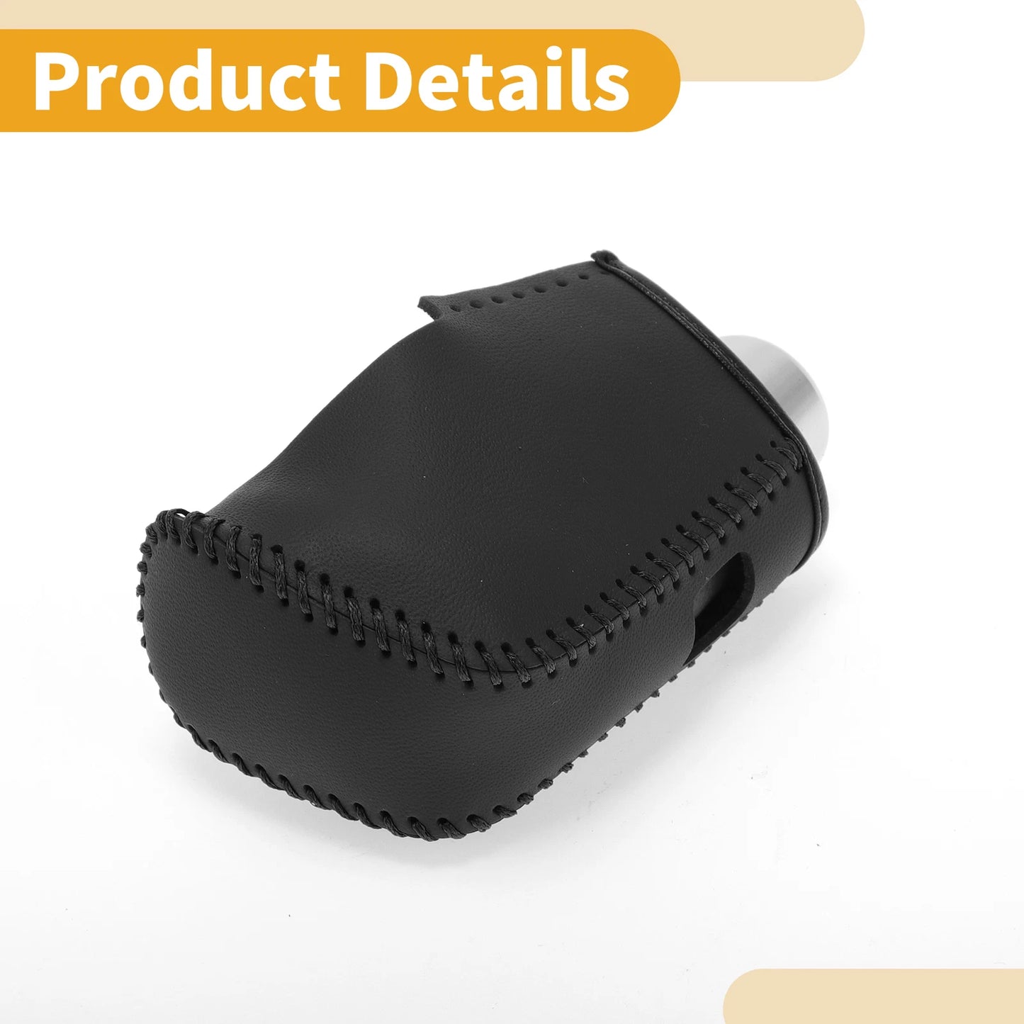1 Pc Gear Shift Knob Cover for Nissan Altima (2019–2024) Black Faux Leather