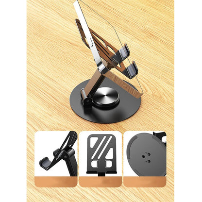 360�� Rotating Metal Mobile Phone Holder Stand for Desktop