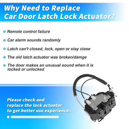 82501ZW91A Rear Left Power Door Lock Actuator for Nissan Tiida (2007–2013)