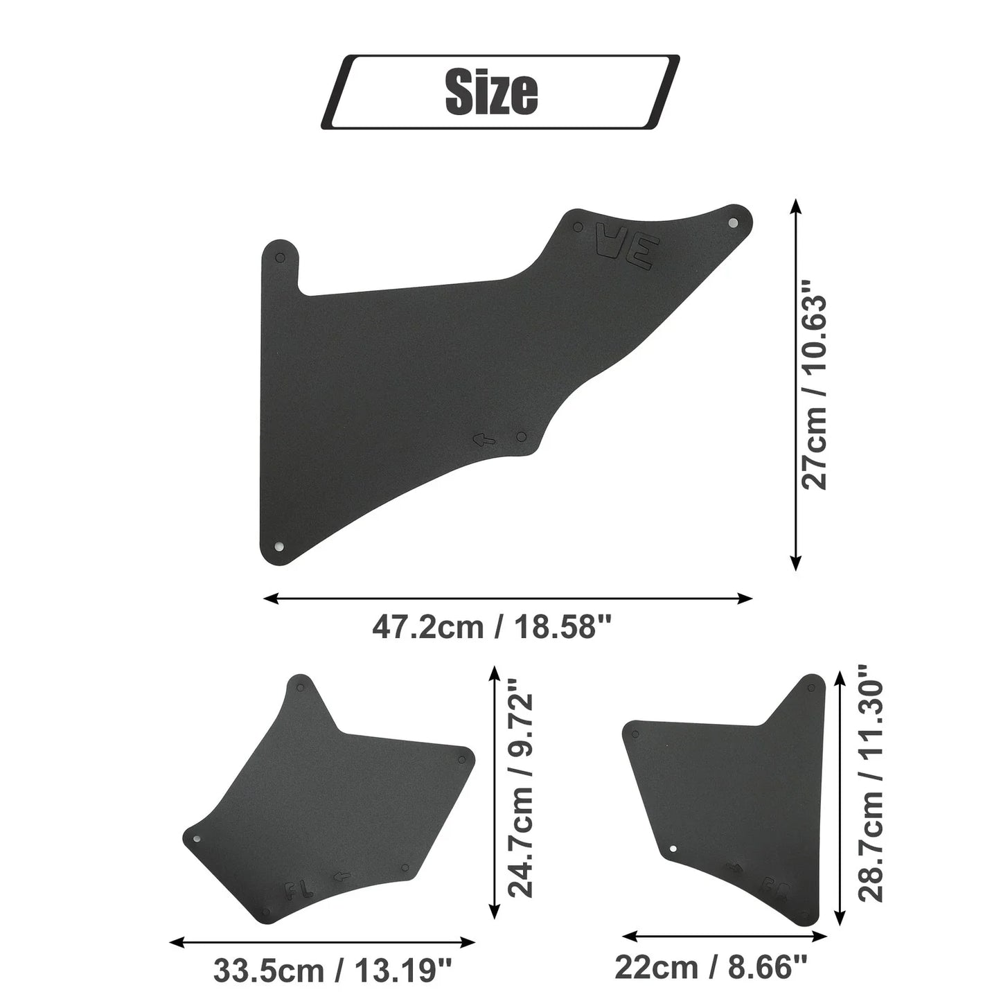 Splash Guard Fender Liner Shield for Lexus GX470, Toyota 4Runner, FJ Cruiser