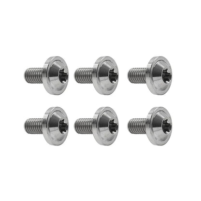 6pcs M6x30mm Titanium Alloy Torx Head Bolts for Bike Motorcycle