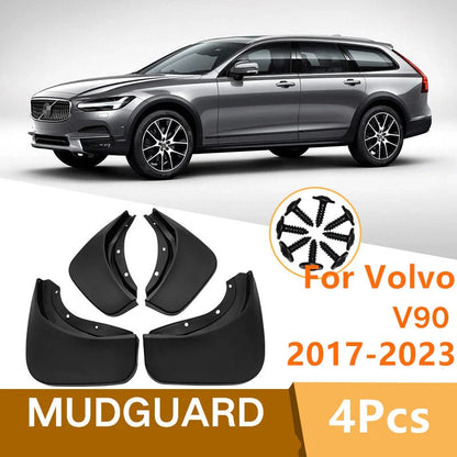 4Pcs Car Mud Flaps Splash Guards Fender Mudguard for Volvo V90 (2016–2023)