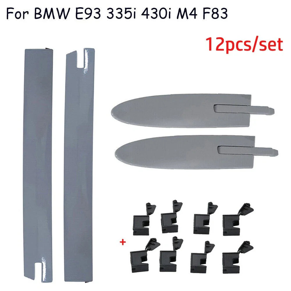 12x Hinge Cover Left/Right Clips for E93/335i/430i/M4/M3 Convertible
