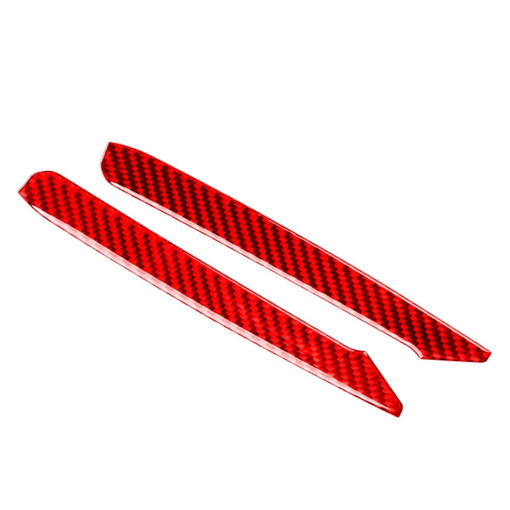 Carbon Fiber Red Central Console Side Cover Trim for Subaru Forester (2009–2013)