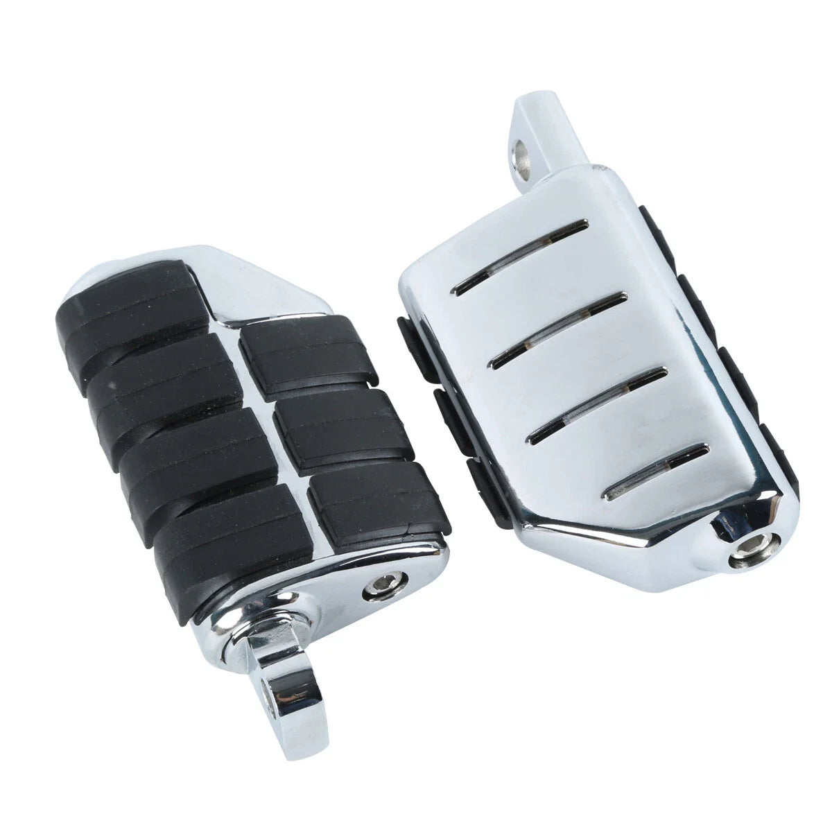 Chrome 1.25" Engine Guard Highway Foot Pegs & Clamps for Harley