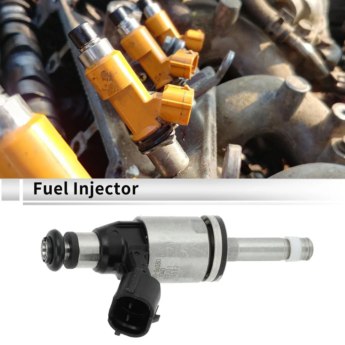 Fuel Injector for Lexus NX200t 2.0L (2015-2017) - 1 x Black Injector