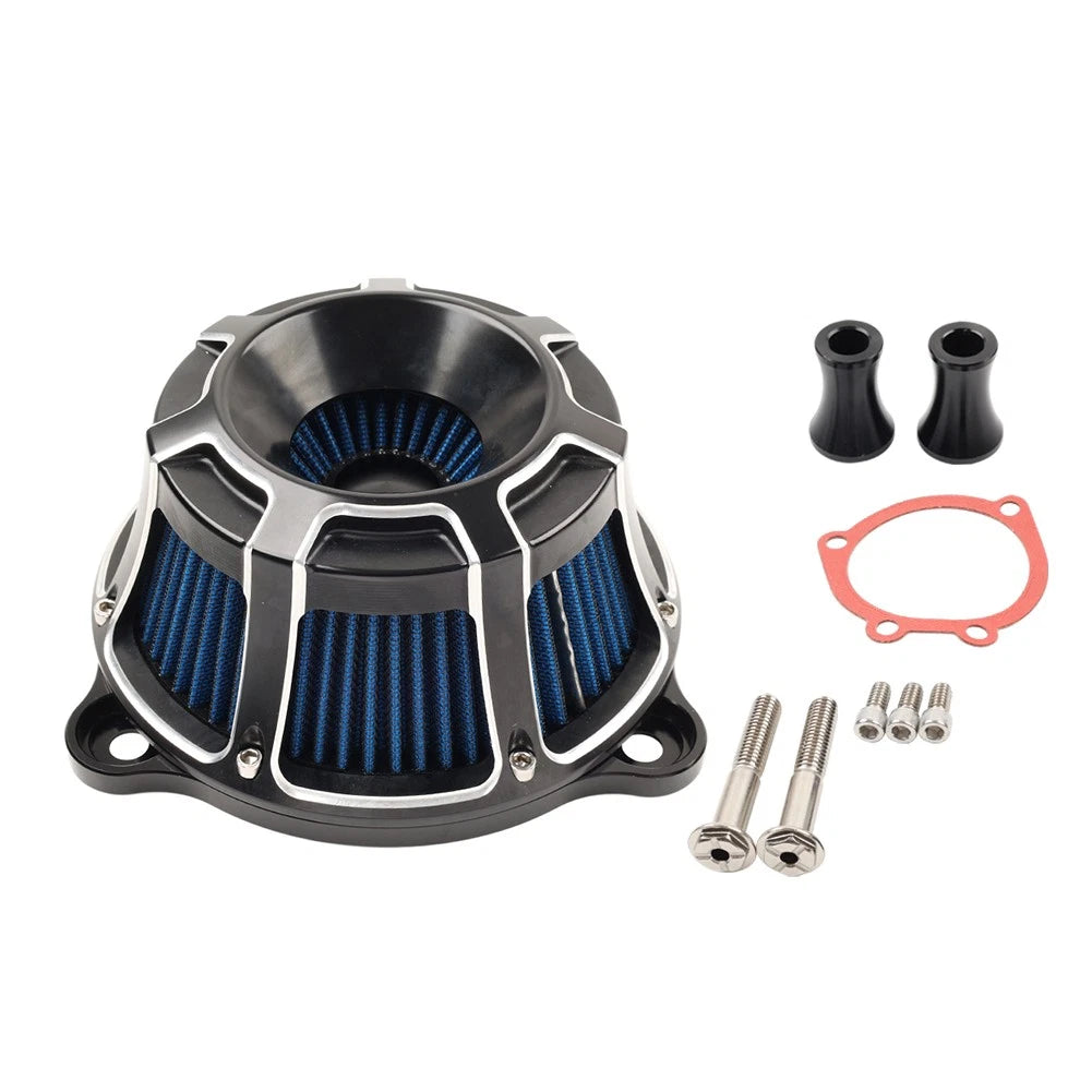 Air Cleaner Intake Filter Kit for Harley Touring Road Street Glide Softail