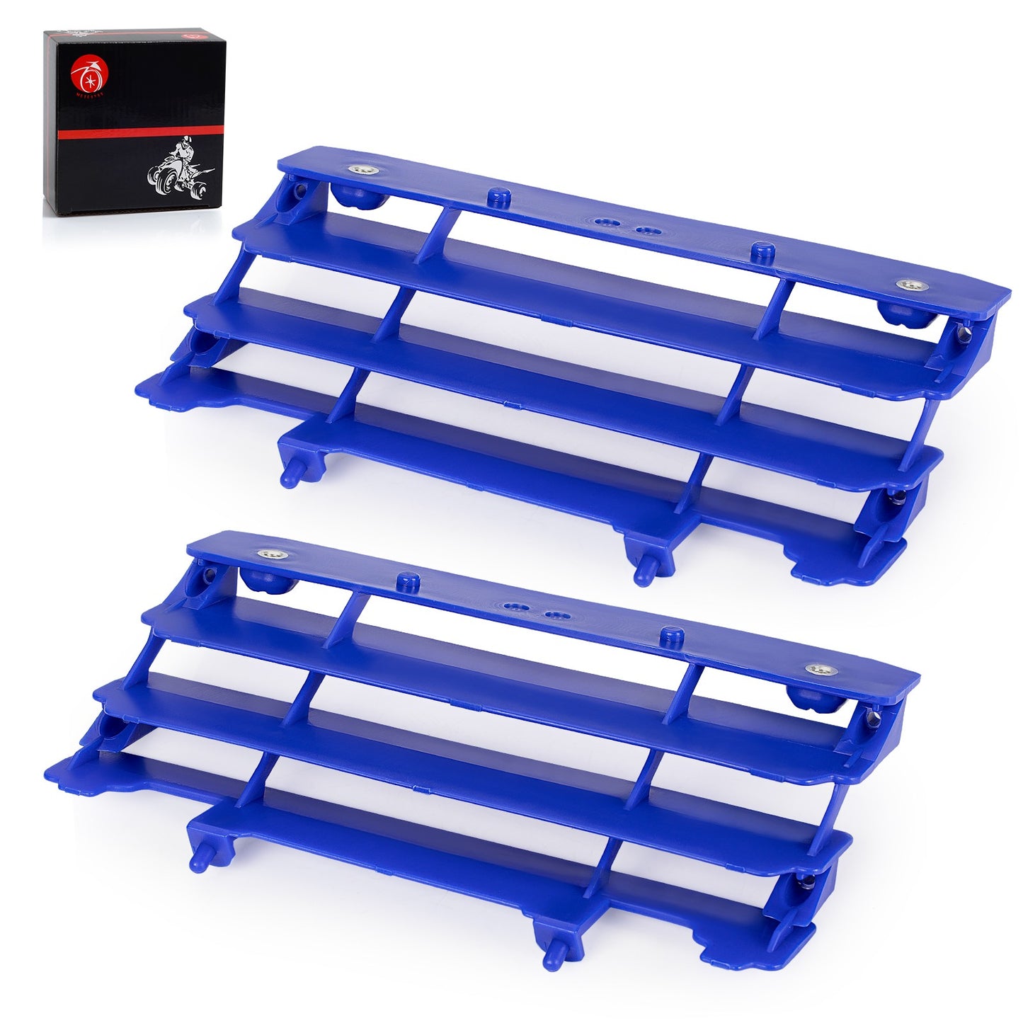 Pair Radiator Louvers Guards for Yamaha YZ125 YZ250 (2006–2022) Blue