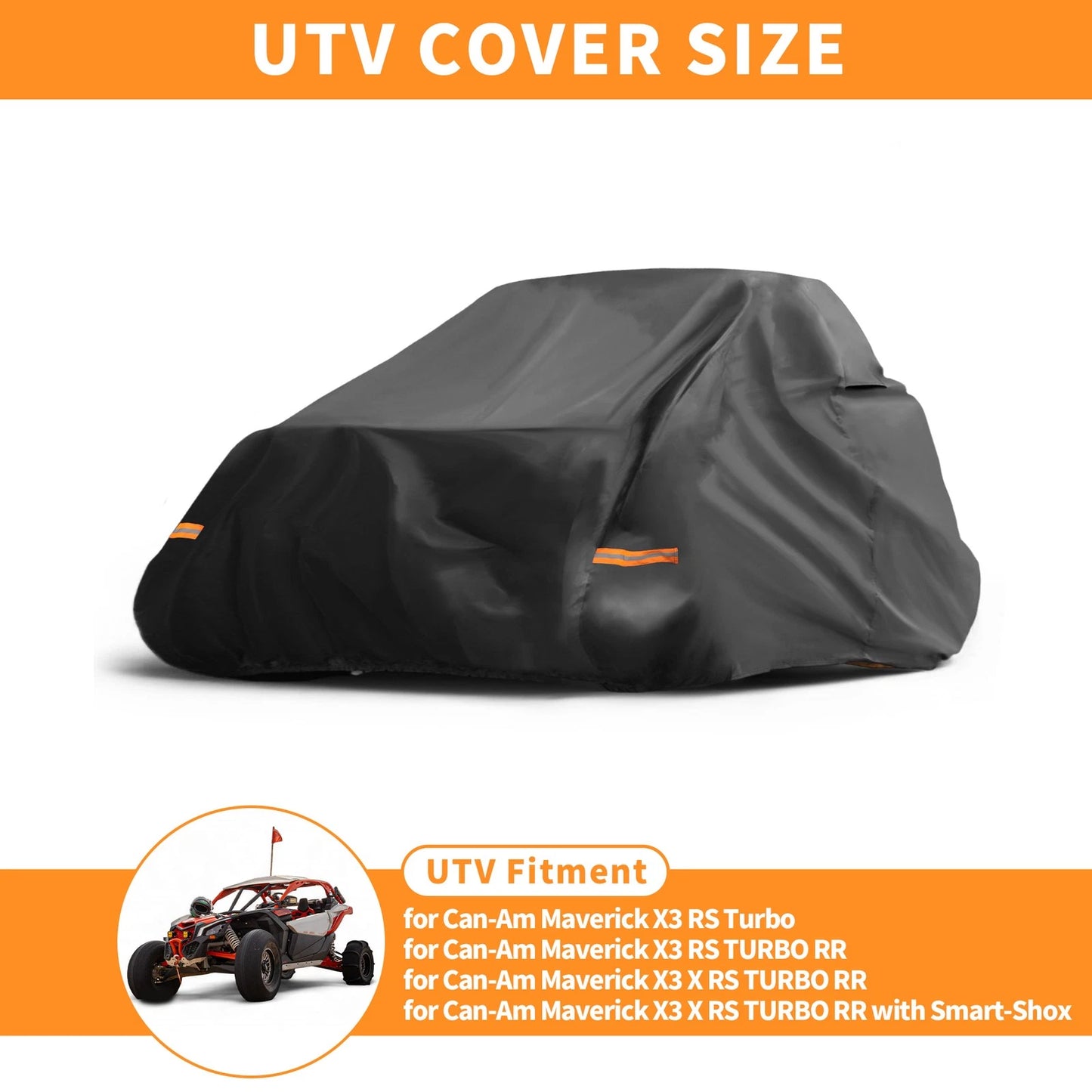 Waterproof UTV Cover for Can-Am Maverick X3 RS Turbo (2017–2023)