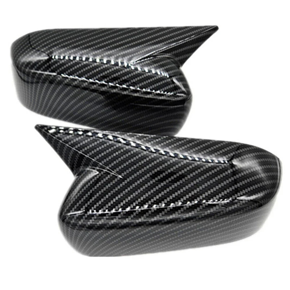 Carbon Fiber Black Side Mirror Covers for Honda Accord (2003-2007)