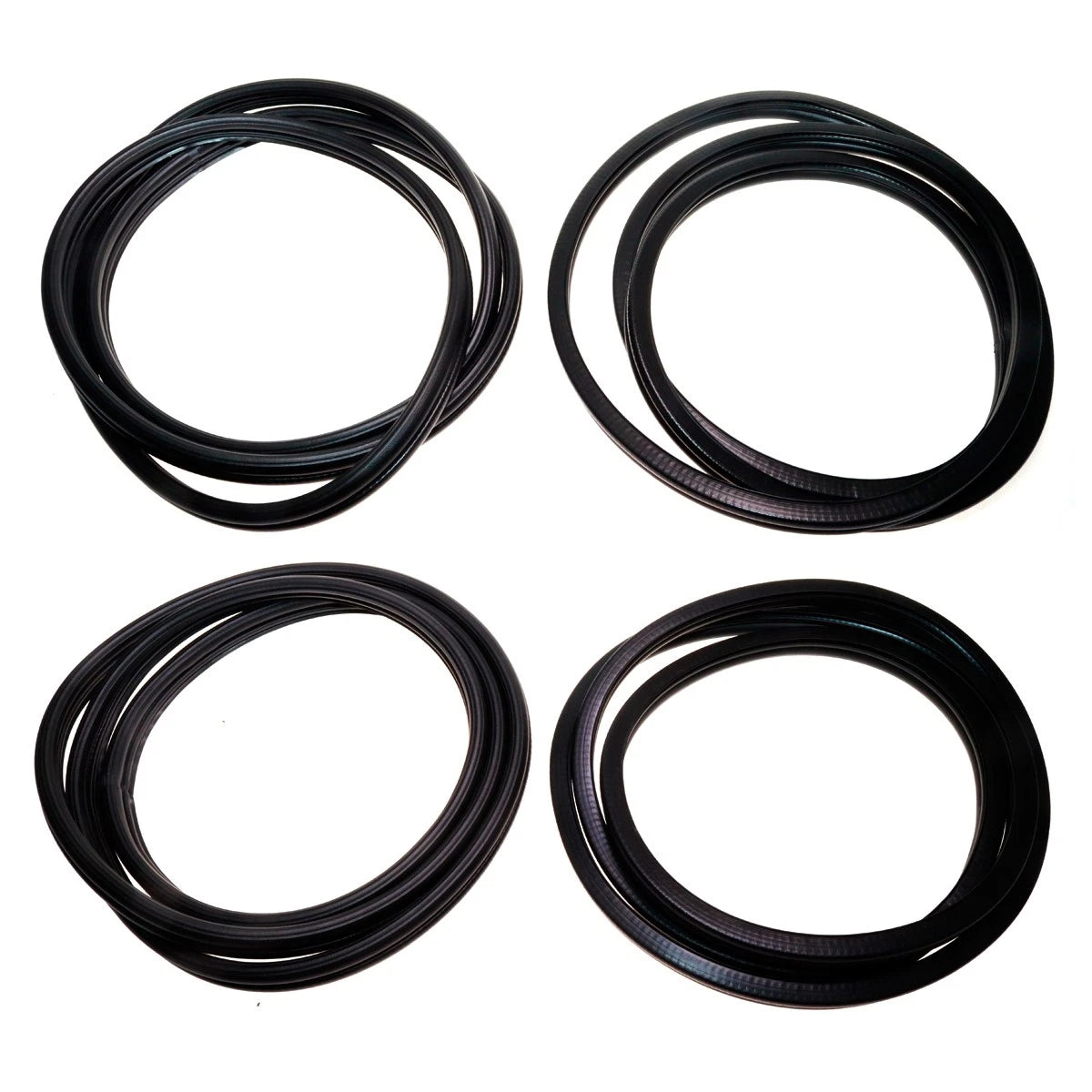 Set of 4 Weatherstrip Rubber for Hyundai Excel (1990–1994)