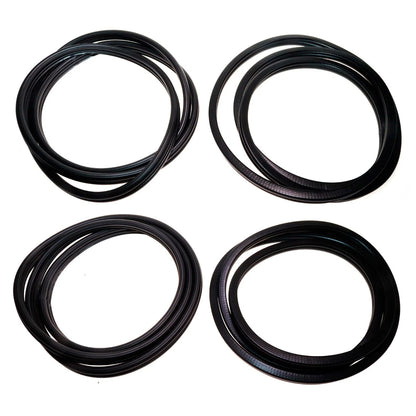 Set of 4 Weatherstrip Rubber for Hyundai Excel (1990–1994)