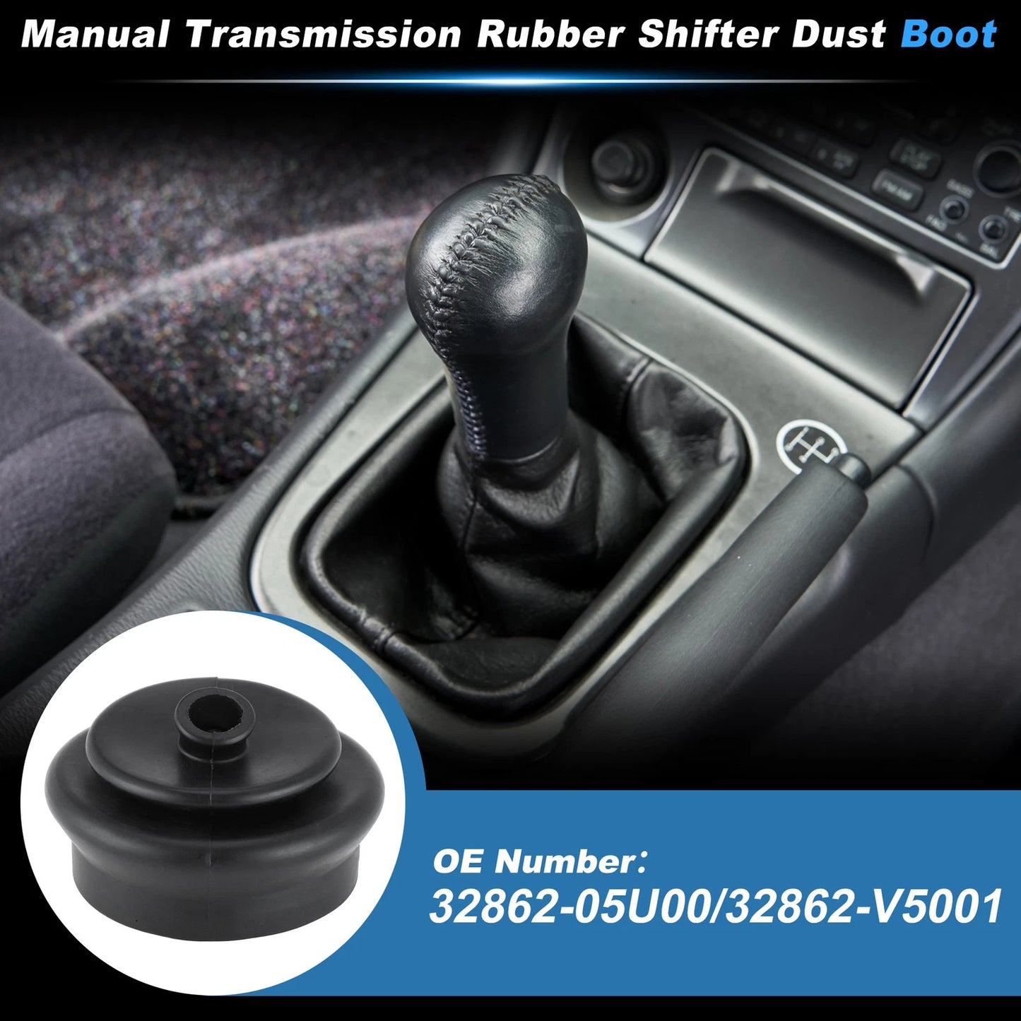 Manual Transmission Shifter Dust Boot for Nissan 200SX 240SX (1989–1998)