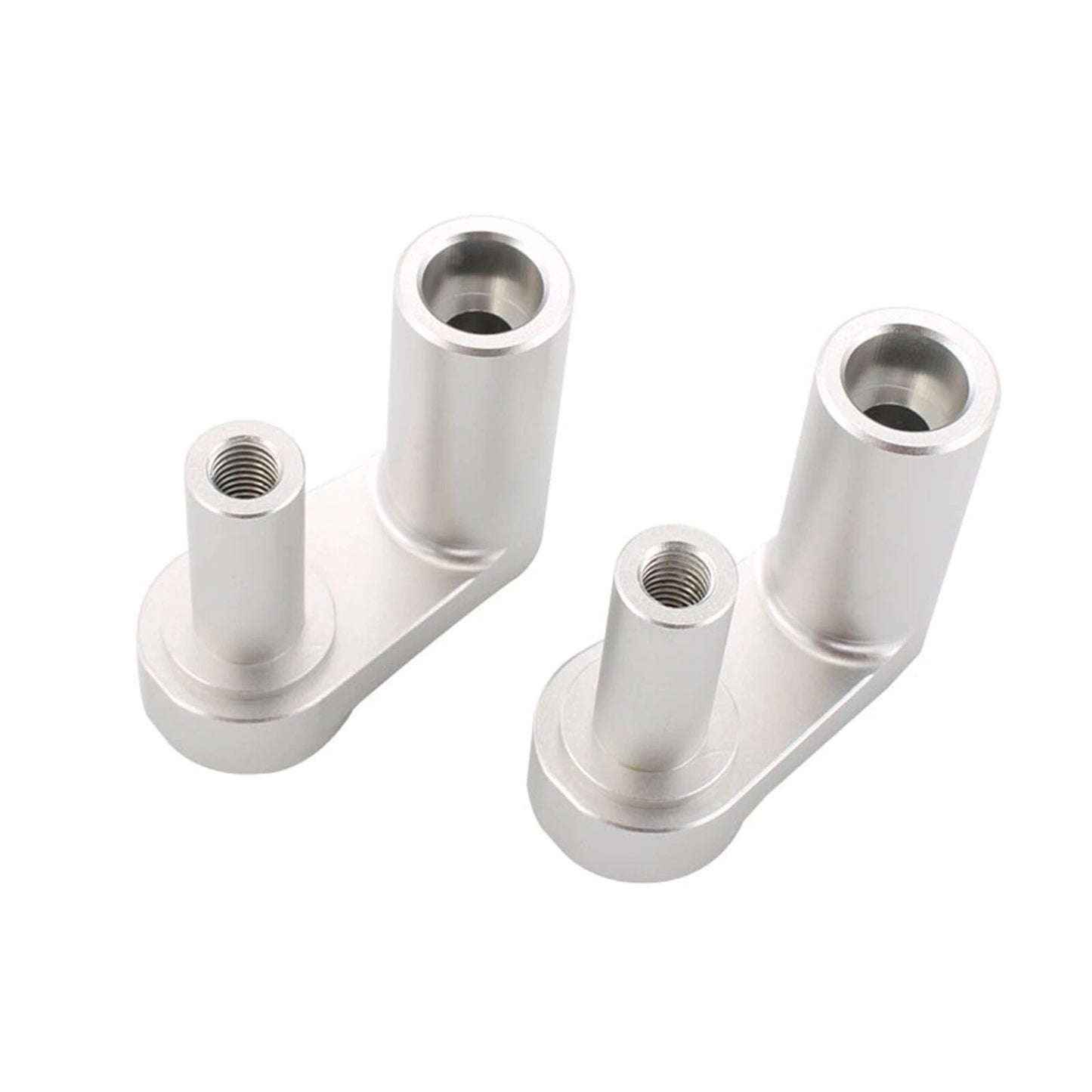 1 Pair Chrome Handlebar Riser Clamp for BMW R1250RT (2014-2023)