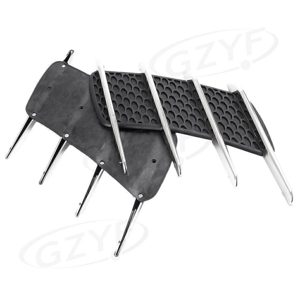 Universal Motorcycle Large Side Knee Pads Windshield Deflector (All Years)
