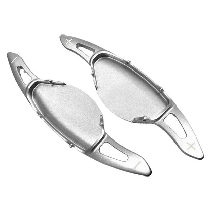 Silver Steering Wheel Shift Paddle Extensions for Nissan Altima, Infiniti QX50, QX60