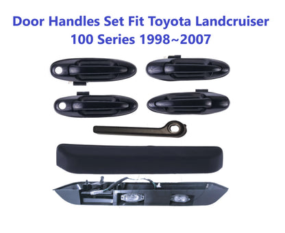 Set of 6 Outer Door Handles for Toyota Land Cruiser 100 (1998–2007)