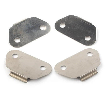 4 x Chrome Saddlebag Lid Wear Plates for Harley (1993-2023)